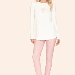 Pijama  Lua Lua Legging Feminino Poá Lovely