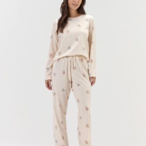 Pijama Cor com amor de algodão