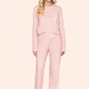 Pijama Rosa Comprido Lua Lua